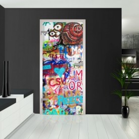 Ganzglastüren - Graffiti