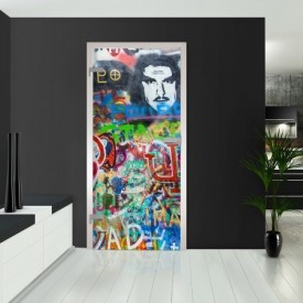 Ganzglastüren - Graffiti