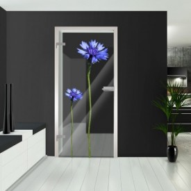 Ganzglastüren - Kornblume