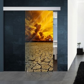 Schiebetür ALU60 - Rissiger...