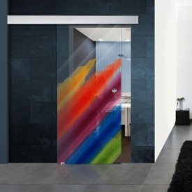 Schiebetür ALU60 - Regenbogen