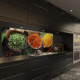 Glasbild Spices