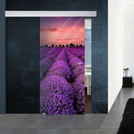 Schiebetür ALU60 - Lavendel