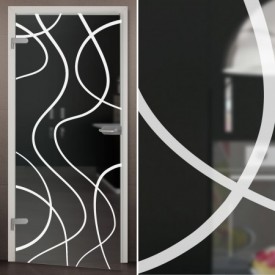 Glastür 146-2-f "Waves"