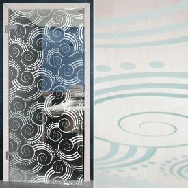 Glastür 165-2-f "Eddy"