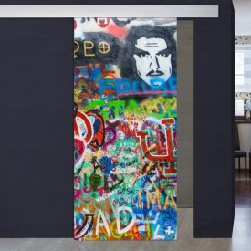 Schiebetür ALU60 - Graffiti...