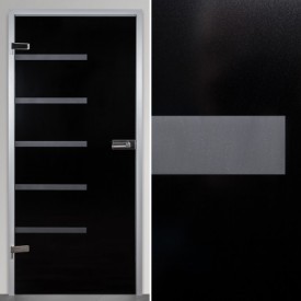 Glastür 132-1-sw "Touch"