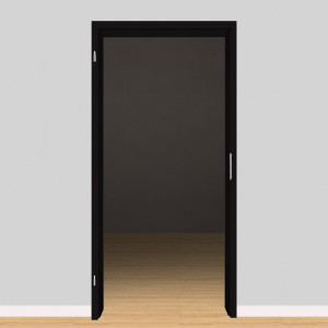 Zarge Schwarzbraun RAL8022...