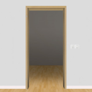 Zarge Eiche Roheffekt Quer...