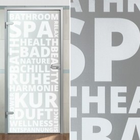 Glastür 128-1-s "Spa"