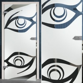 Glastür 159-2-f "Eyes"