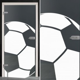 Glastür 160-1-f "Football"