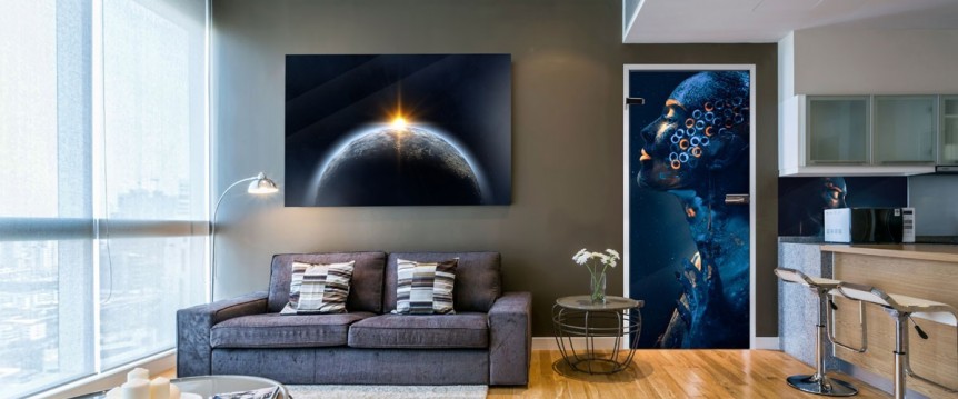 Digitaldruck auf Glas - Ihre Möglichkeit Glasbilder & Türen ganz einfach individuell zu gestallten bei Linarto