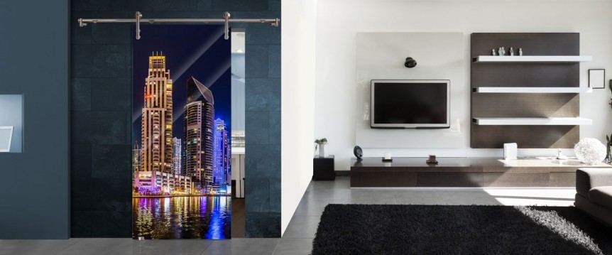 Bedruckte V1000 Schiebetüren online kaufen bei Linarto