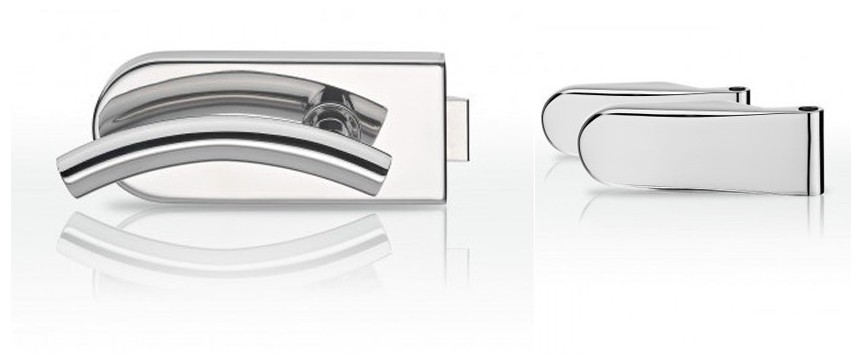 Polierte Edelstahl Beschläge für Glastüren einfach bei Linarto.de online bestellen